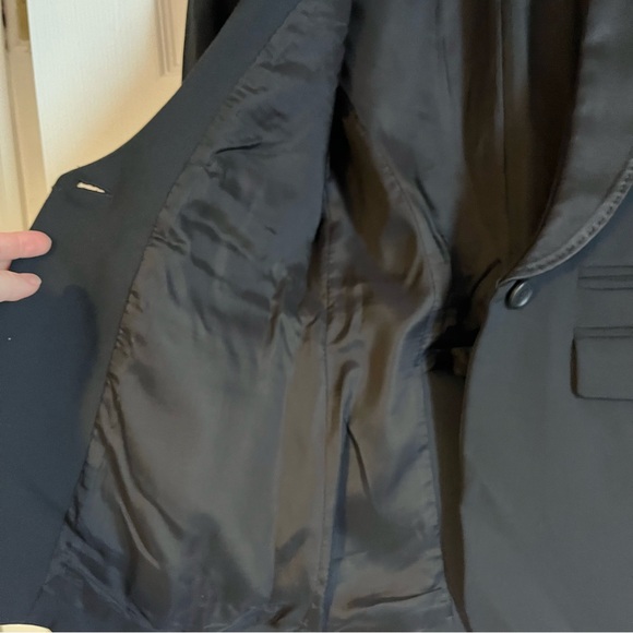 Smythe Peaked Lapel Tuxedo Blazer Size 4 - Picture 10 of 10